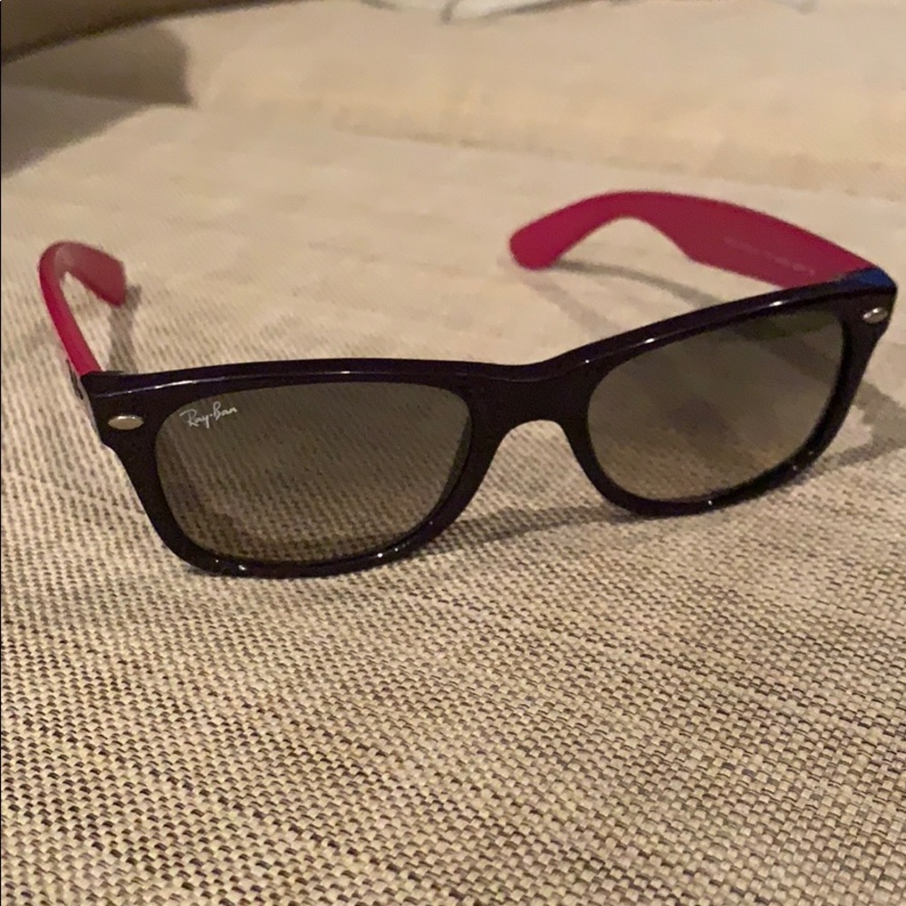 Ray-Ban New Wayfarer magenta and plum sunglasses